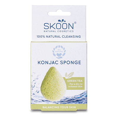 Skoon Konjac sponge Green tea